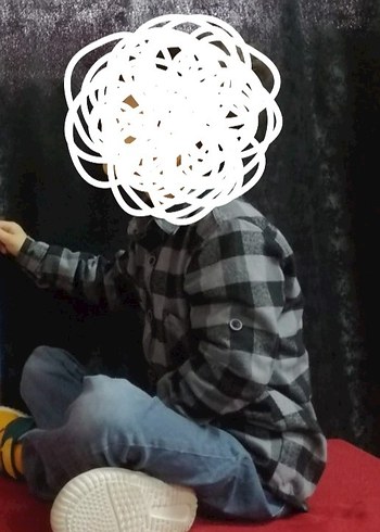 Gri Kareli Uzun Kollu Erkek Çocuk Gömlek - Görsel 7
