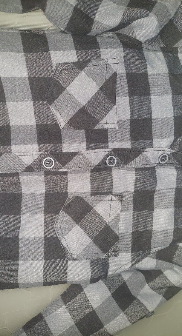 Gri Kareli Uzun Kollu Erkek Çocuk Gömlek - Görsel 2