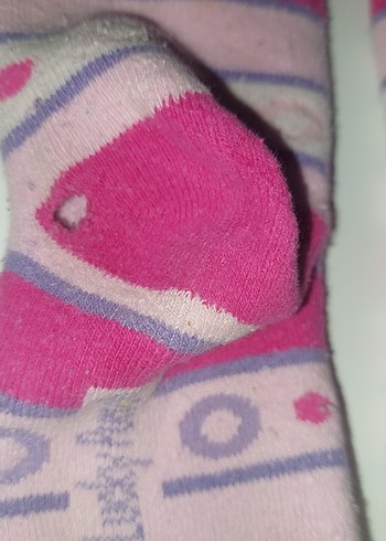 Kız Çocukları Renkli Polar Çorap Seti - Görsel 3