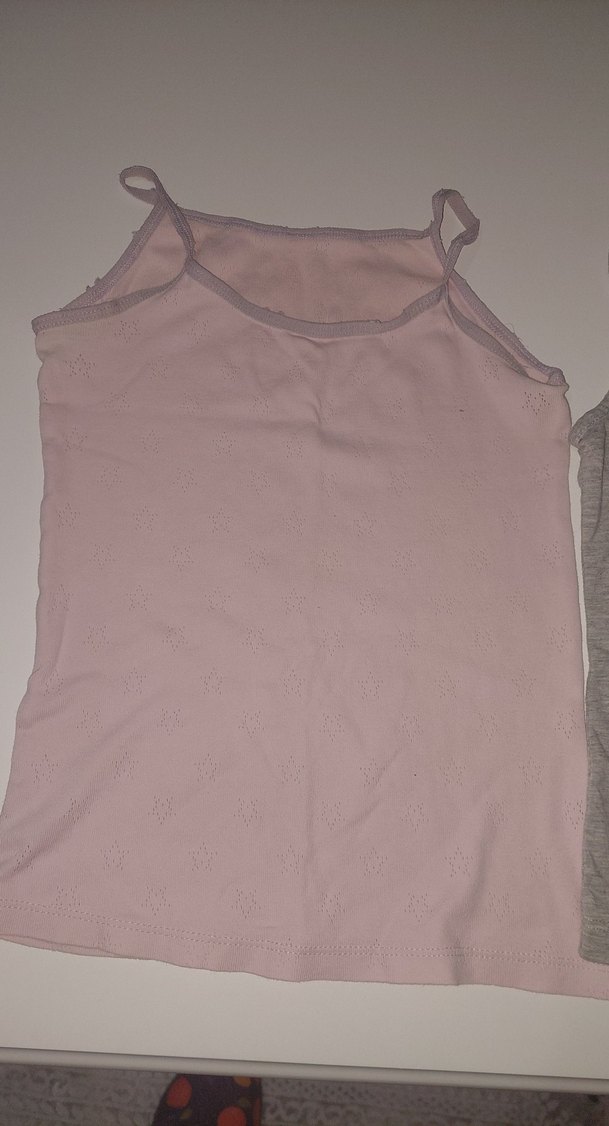 Gri Askısız Kız Çocuk Atlet - Görsel 3