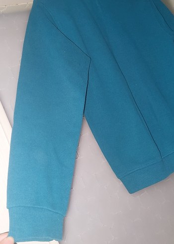 Erkek Çocuk Mavi Baskılı Sweatshirt - Görsel 8