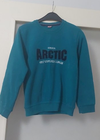 Erkek Çocuk Mavi Baskılı Sweatshirt - Görsel 2