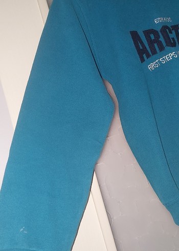 Erkek Çocuk Mavi Baskılı Sweatshirt - Görsel 5