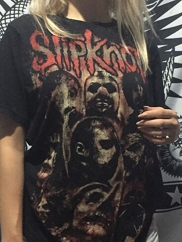 slipknot metal grup tişörtü