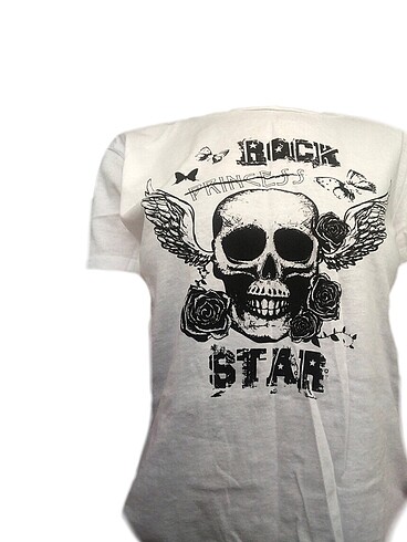 rockstar baskılı tişört
