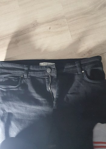 Siyah Fit Kesim Pantolon - Görsel 3