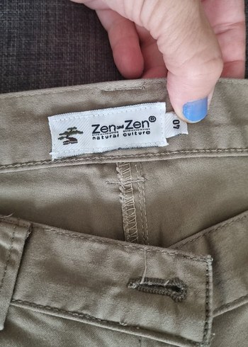 Nakış Detaylı Bej Pantolon - Görsel 5