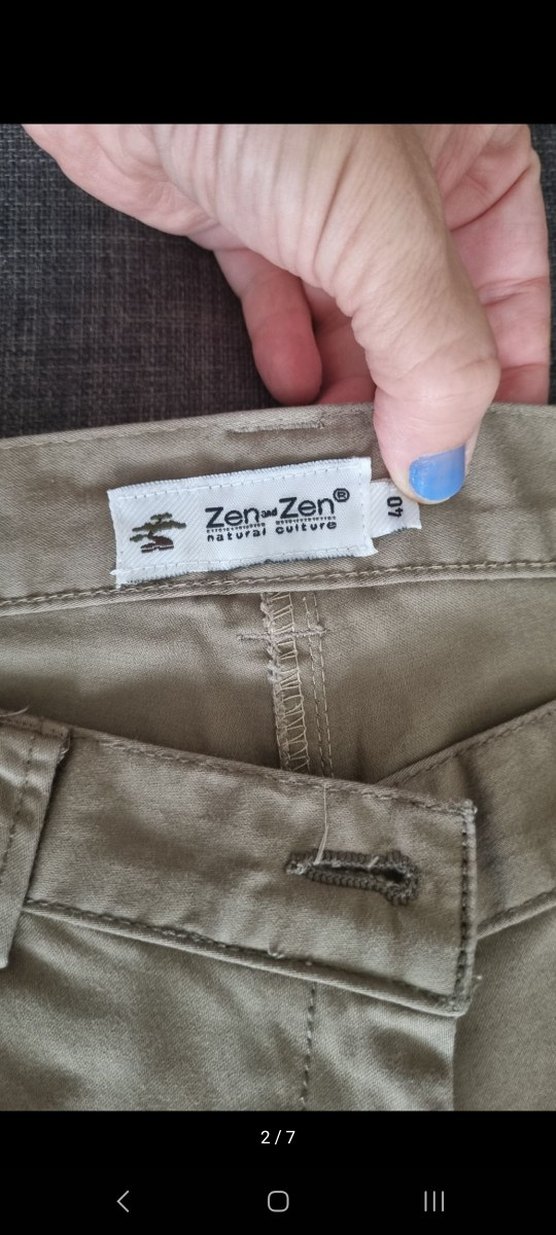 Nakış Detaylı Bej Pantolon - Görsel 5