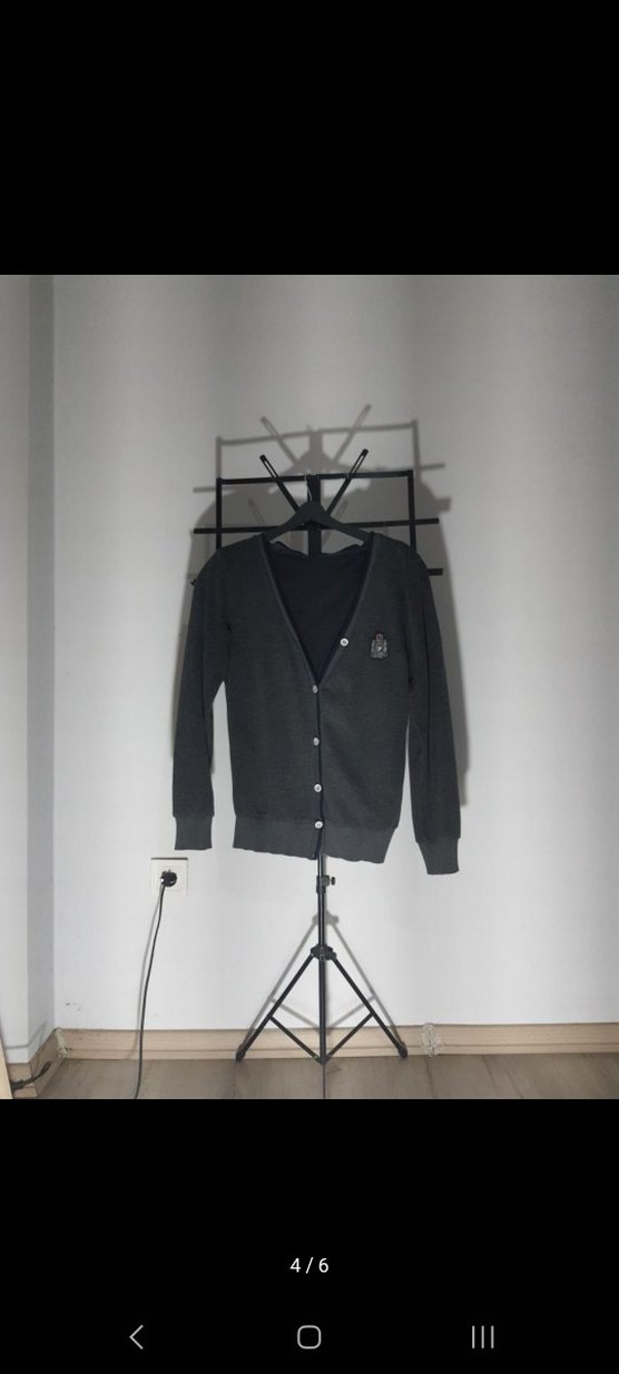 6 hırka tek fiyat toplu satış Bohem Çok Renkli Örgü Hırka - Görsel 3