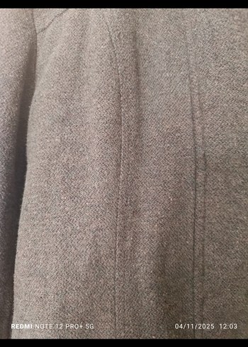 Haki Yün Kadın Midi mont Kürklü Kapüşonlu - Görsel 5