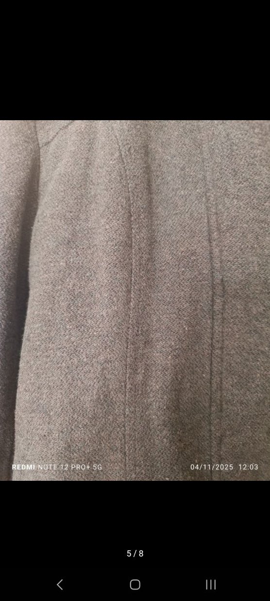 Haki Yün Kadın Midi mont Kürklü Kapüşonlu - Görsel 5