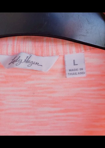 Pembe V Yaka spor polo yaka Kadın Tişört - Görsel 3