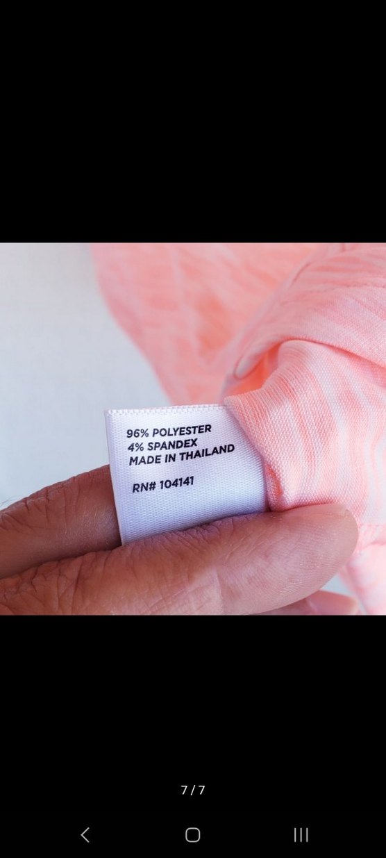 Pembe V Yaka spor polo yaka Kadın Tişört - Görsel 4