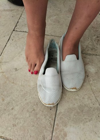 Kadın Beyaz Dolgu Topuklu Spor Ayakkabı - Görsel 4