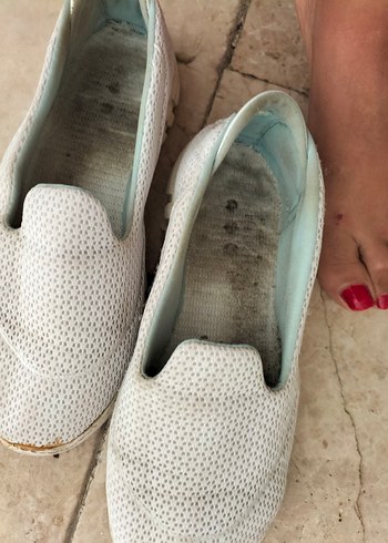 Kadın Beyaz Dolgu Topuklu Spor Ayakkabı - Görsel 3