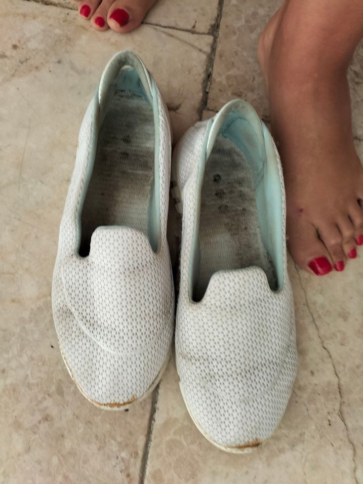 Kadın Beyaz Dolgu Topuklu Spor Ayakkabı - Görsel 2