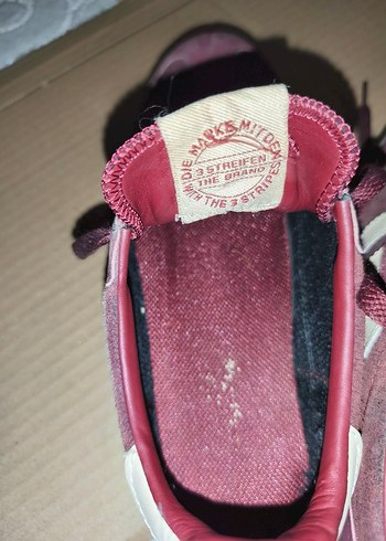 Bordo Adidas Düşük Topuklu Spor Ayakkabı - Görsel 3