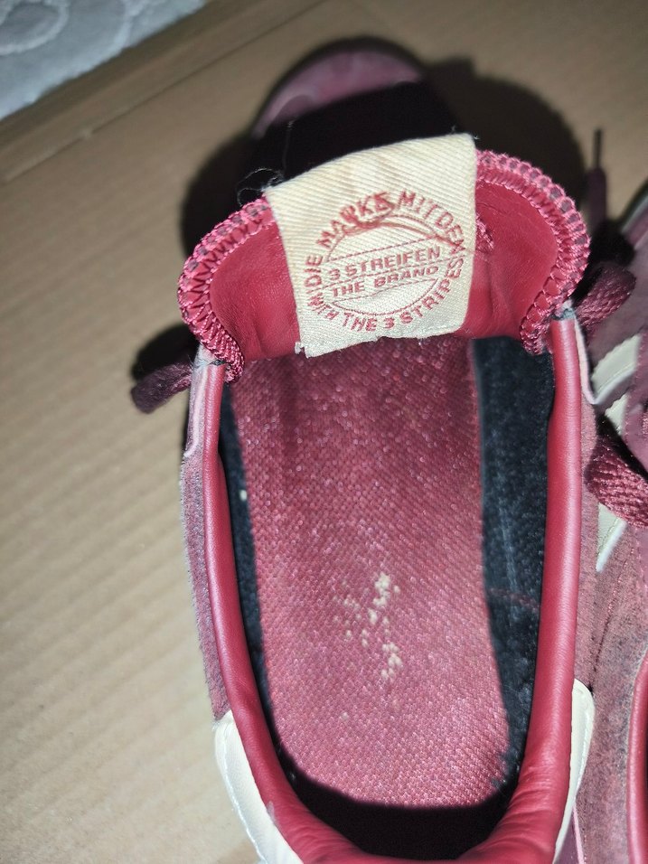 Bordo Adidas Düşük Topuklu Spor Ayakkabı - Görsel 3