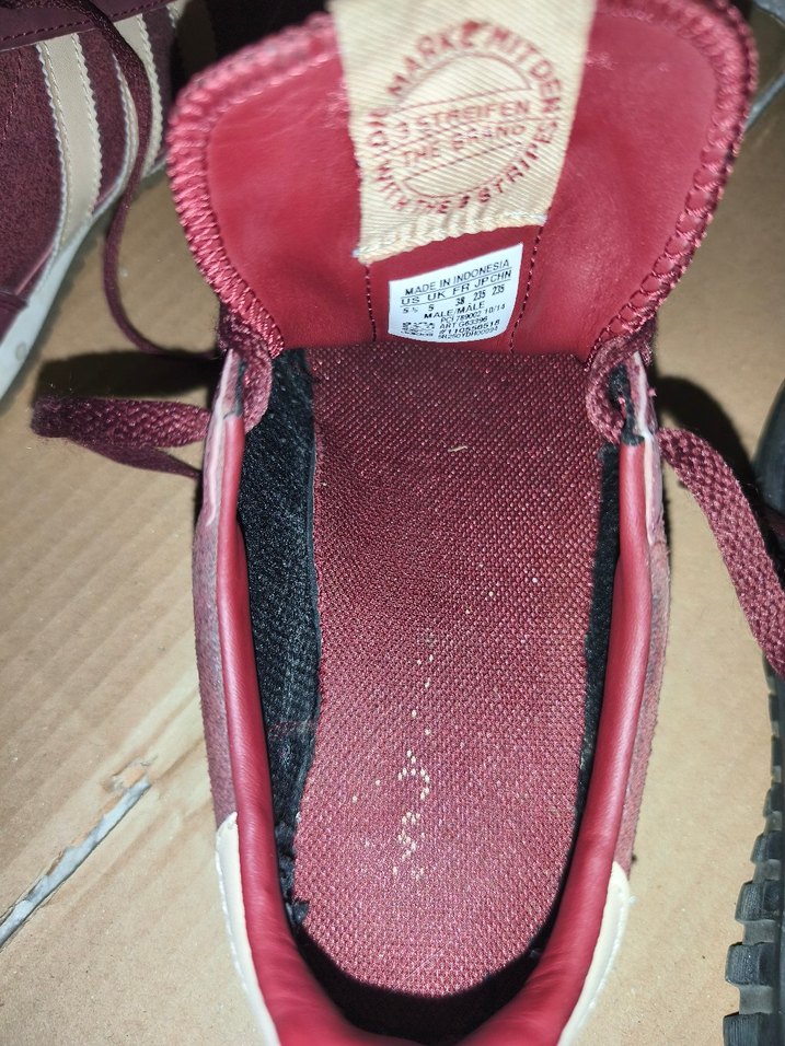 Bordo Adidas Düşük Topuklu Spor Ayakkabı - Görsel 4