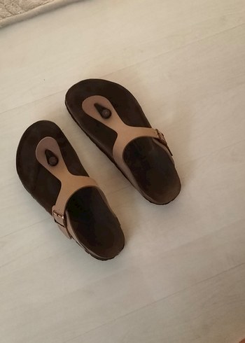 Bej Toka Detaylı Dolgu Topuk Terlik - Görsel 3