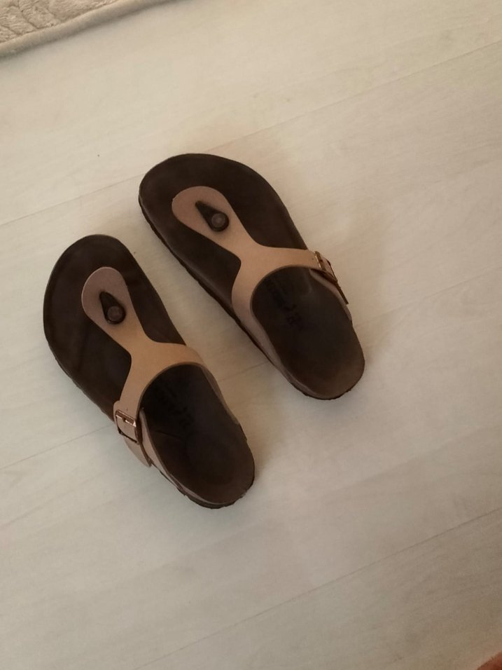 Bej Toka Detaylı Dolgu Topuk Terlik - Görsel 3