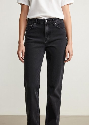 Gri Regular Fit Midi Erkek Kot Pantolon - Görsel 2