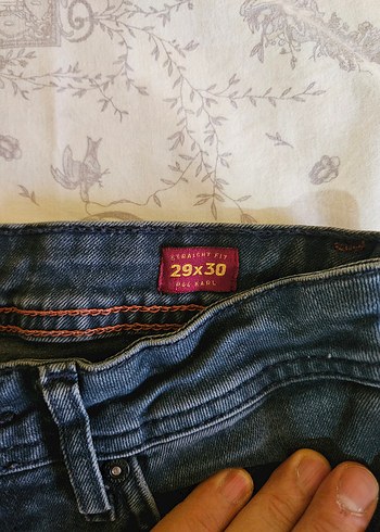 Gri Düğmeli Midi Erkek Denim Jean - Görsel 7
