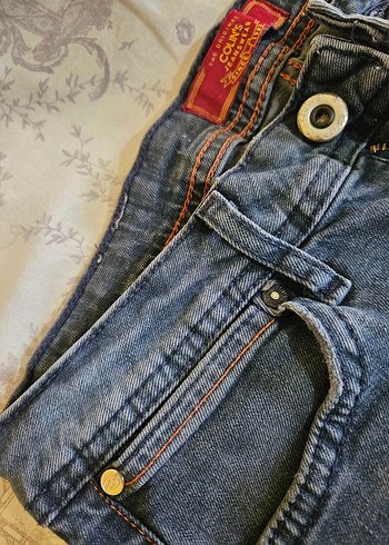 Gri Düğmeli Midi Erkek Denim Jean - Görsel 6