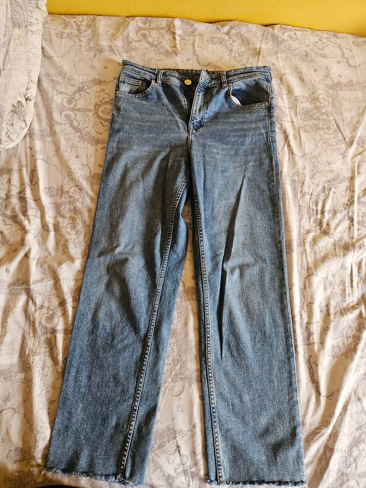 Kadın Mavi Denim Regular Fit Jean - Görsel 3
