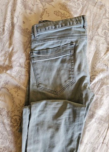 Erkek Mavi Pastel Tie-Dye Denim Pantolon - Görsel 6