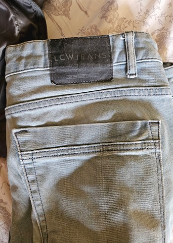 Erkek Mavi Pastel Tie-Dye Denim Pantolon - Görsel 7