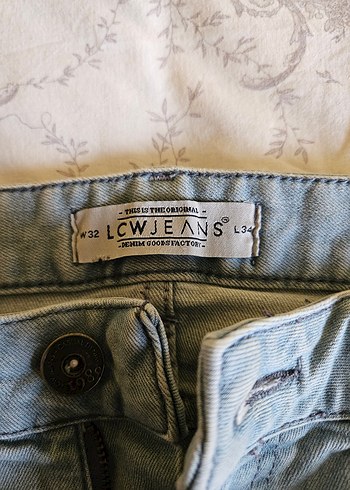 Erkek Mavi Pastel Tie-Dye Denim Pantolon - Görsel 5