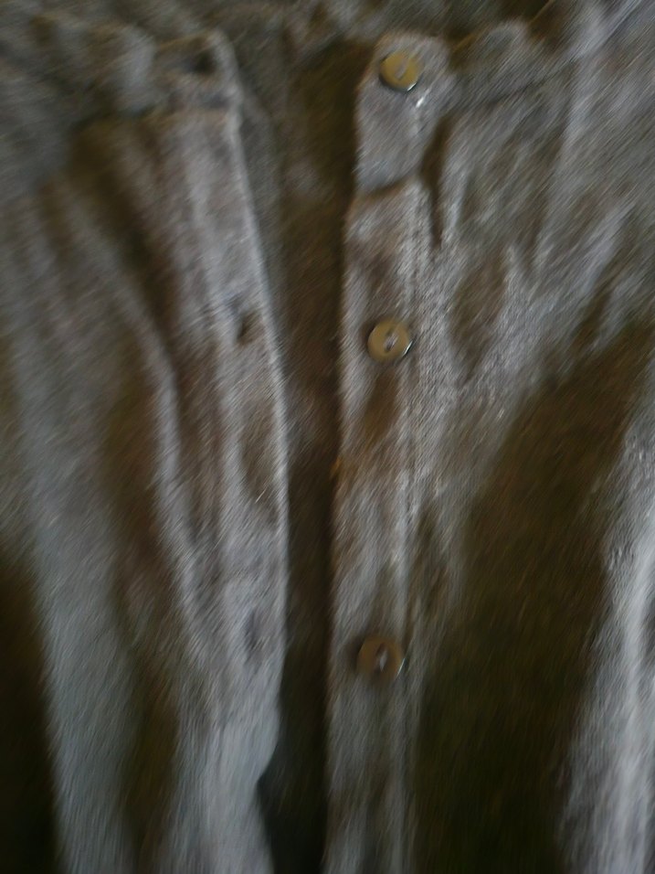 Gri Düğmeli Kadın Hırka - Görsel 5