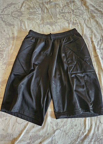 Erkek Siyah Rahat Kesim Spor Şort - Görsel 4
