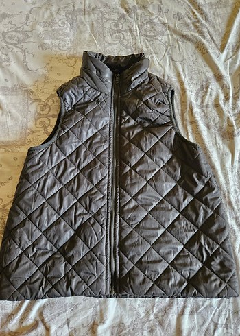 Antrasit Fermuarlı Yelek - Görsel 3