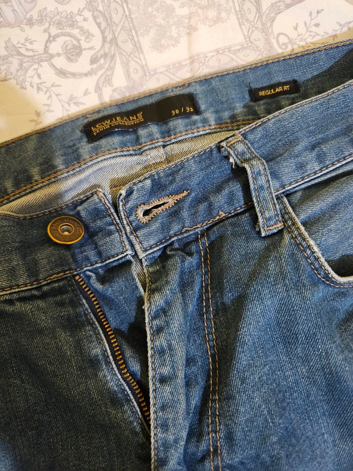 Regular Fit Mavi Denim Erkek Jean - Görsel 5