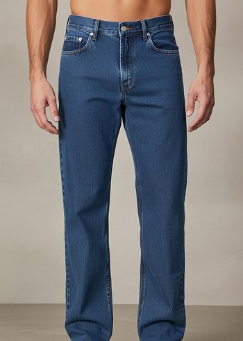 Erkek  Regular Fit Denim Jean - Görsel 2