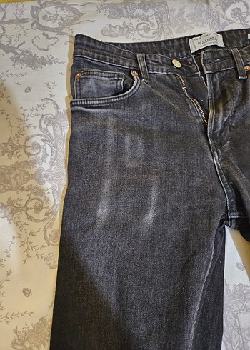 Erkek Gri Regular Fit Denim Jean - Görsel 4