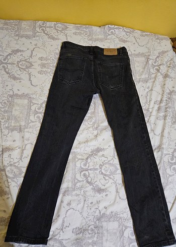 Erkek Gri Regular Fit Denim Jean - Görsel 6