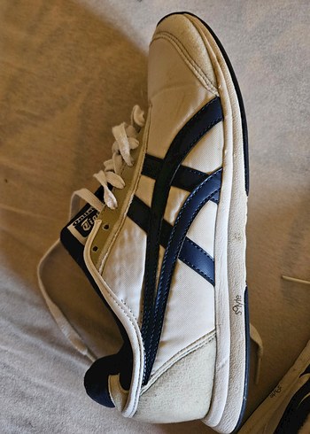 Beyaz Gri Bağcıklı Kadın Sneakers - Görsel 8