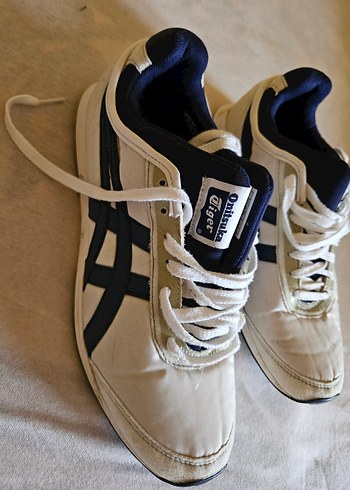 Beyaz Gri Bağcıklı Kadın Sneakers - Görsel 3