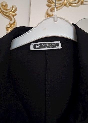 Siyah Uzun Kollu Düğmeli Gotik Tunik - Görsel 3