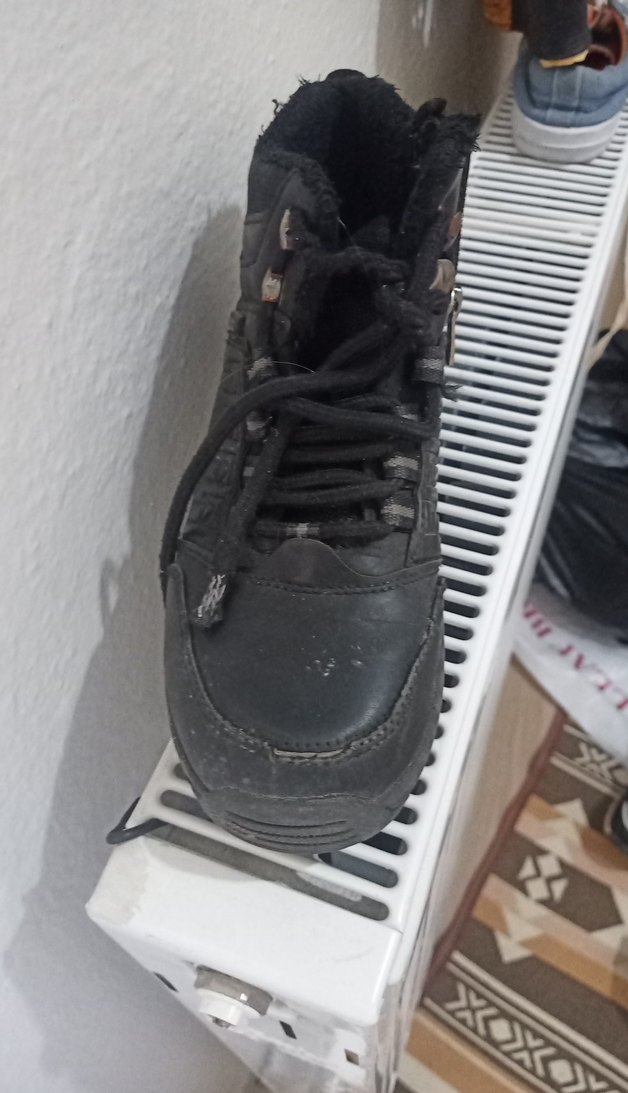 Siyah Parlak Yılan Desenli Fermuarlı kadın Bot - Görsel 2