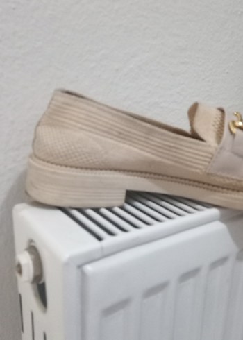 Bej Tokalı Kadın Günlük Loafer - Görsel 2