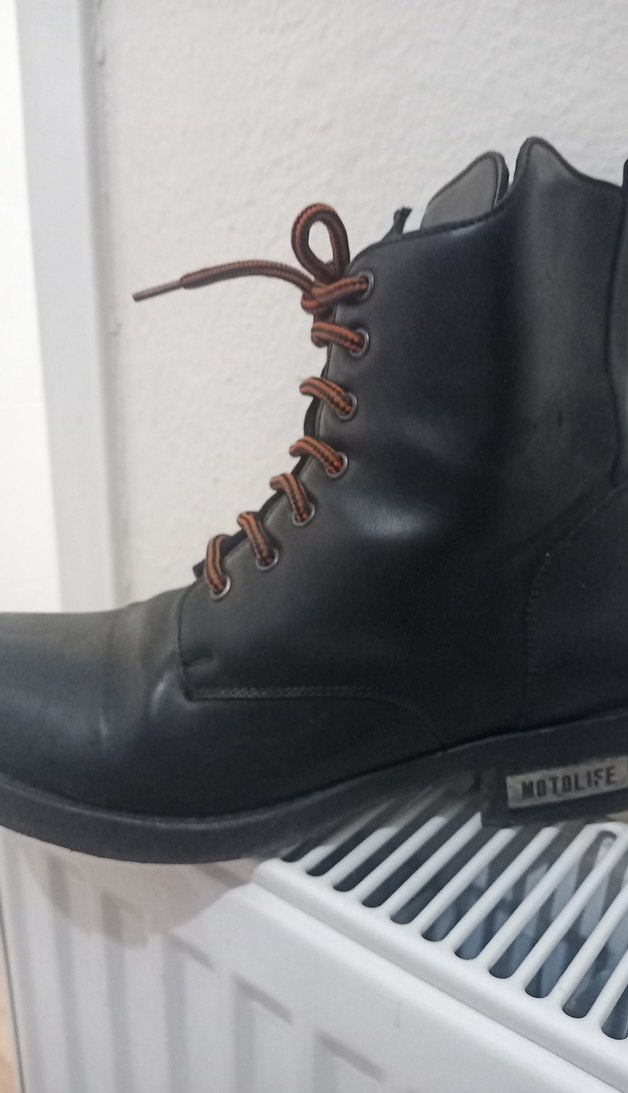 Kahverengi Deri Bağcıklı Stiletto Topuklu Bot - Görsel 2