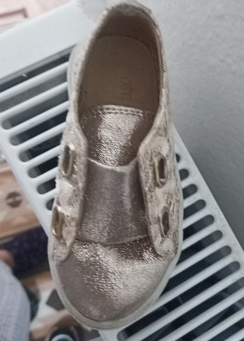 Bej Yılan Desenli Platform Topuklu Spor Ayakkabı - Görsel 2