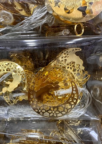 Altın Renk Dekoratif Işık Zinciri ramazan - Görsel 2