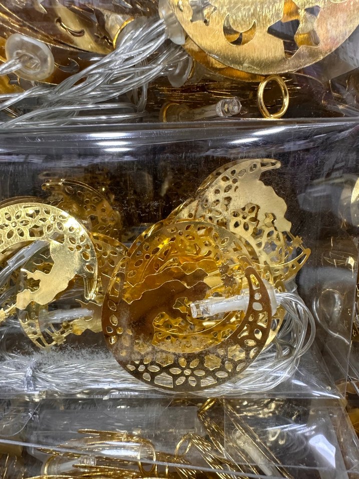 Altın Renk Dekoratif Işık Zinciri ramazan - Görsel 2