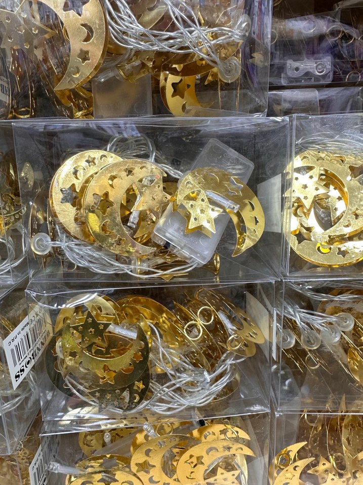 Altın Renk Dekoratif Işık Zinciri ramazan - Görsel 3