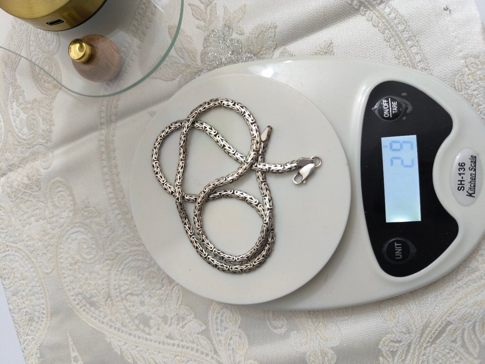 kral 925 ayar gümüş kolye - Görsel 2